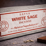 Satya White Champa Incense Sticks – 15 g - Taaf Trade LLC