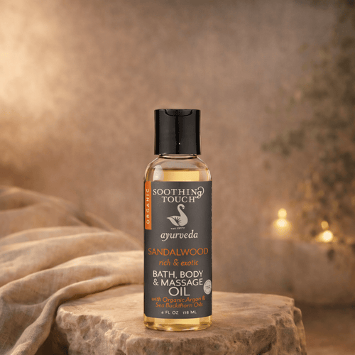 Soothing Touch Ayurveda Organic Sandalwood Massage Oil - Taaf Trade LLC