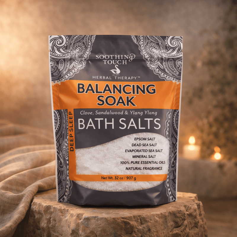 Ayurvedic Balancing Bath Salts for a Relaxing Soak (Pouch)