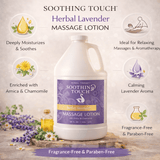 Soothing Touch Herbal Lavender Massage Lotion - Taaf Trade LLC