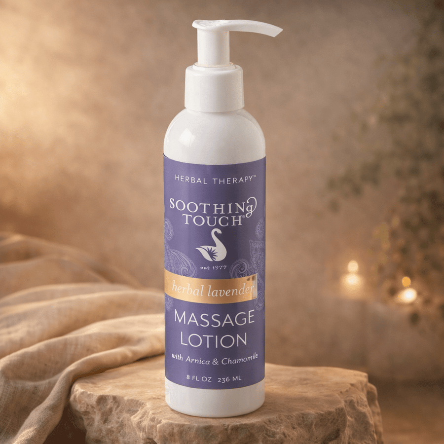 Soothing Touch Herbal Lavender Massage Lotion – 8 oz - Taaf Trade LLC