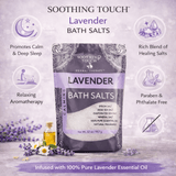 Soothing Touch Lavender Bath Salts – Calming Mineral Soak - Taaf Trade LLC