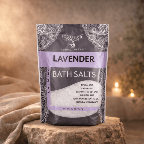Soothing Touch Lavender bath salts calming mineral soak