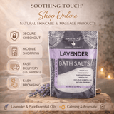 Soothing Touch Lavender Bath Salts – Calming Mineral Soak - Taaf Trade LLC