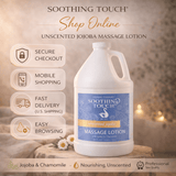 Soothing Touch Unscented Jojoba Massage Lotion - Taaf Trade LLC