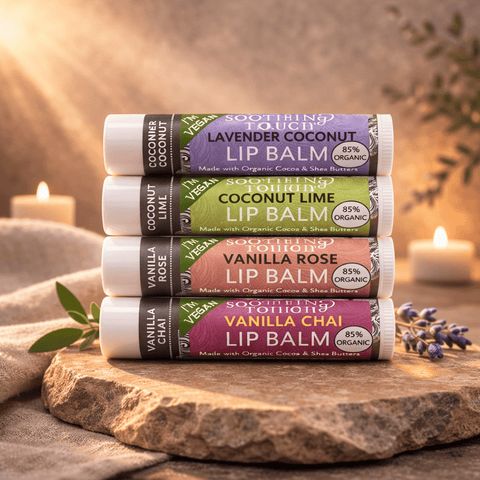 Soothing Touch vegan lip balm for daily lip care